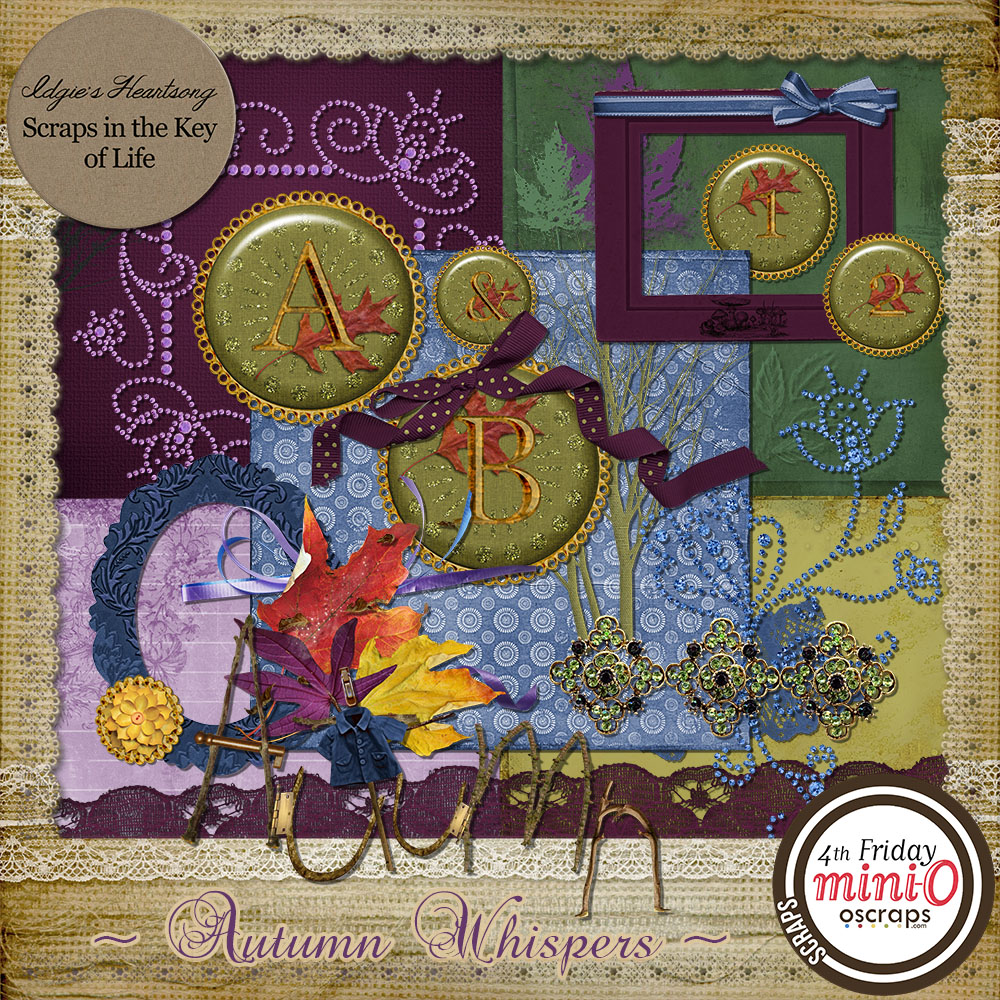 Autumn Whispers Mini Kit by Idgie's Heartsong