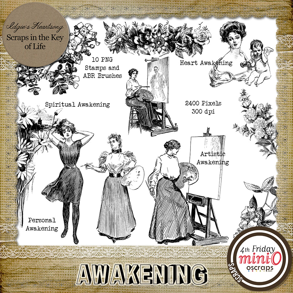 AWAKENING - Stamps and Brushes by Idgie's Heartsong