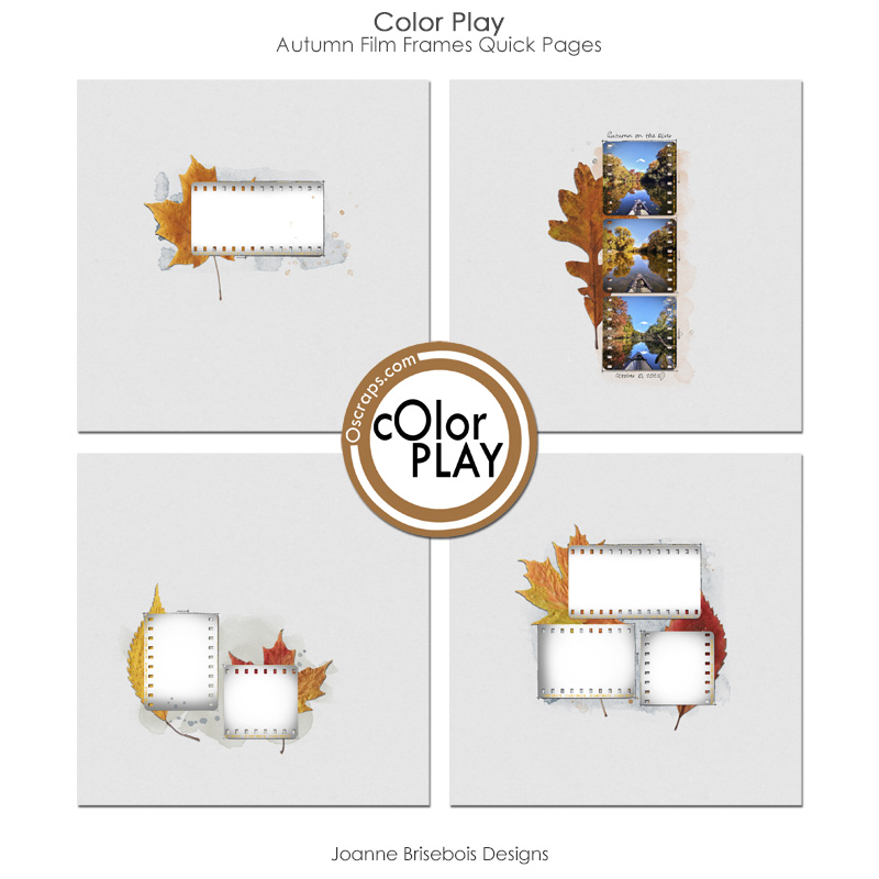 Color Play Autumn Film Frames Quick Pages
