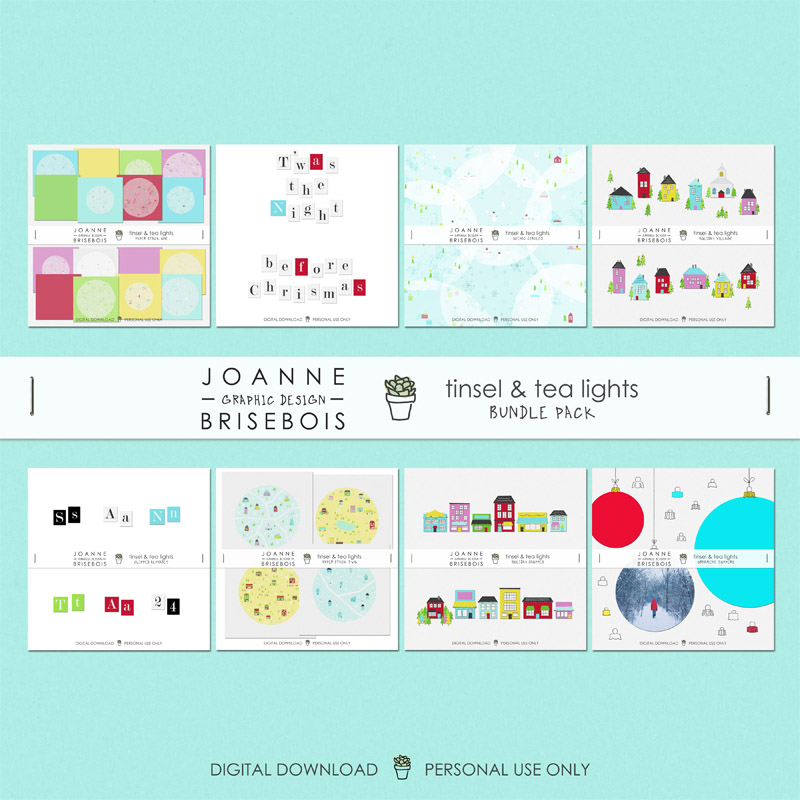 Tinsel and Tea Lights Bundle Pack