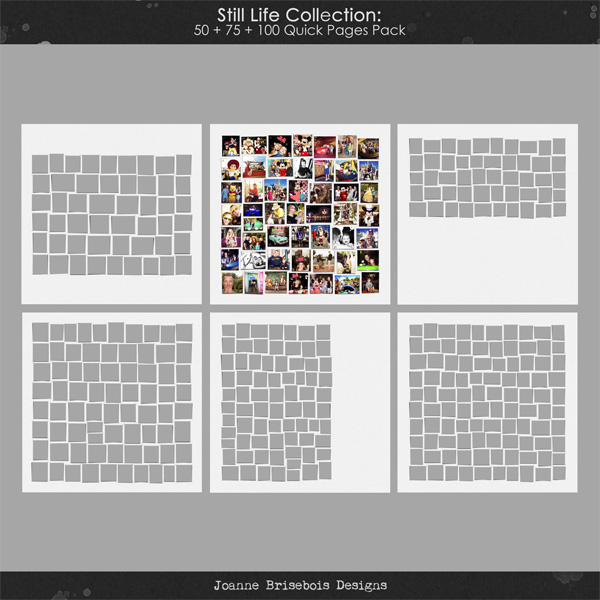 Still Life Collection: 50 + 75 + 100 Quick Pages Pack