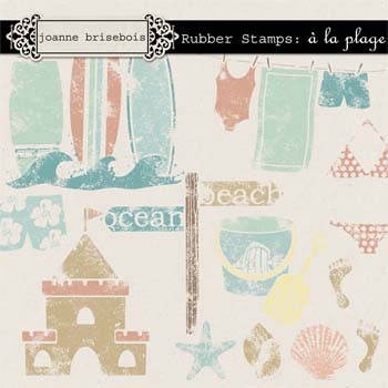 Rubber Stamps: à la plage Element Pack