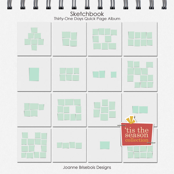 Sketchbook Thirty-One Days Quick Page Album - TTSC