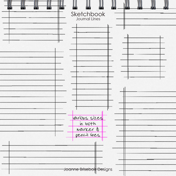 Sketchbook Journal Lines