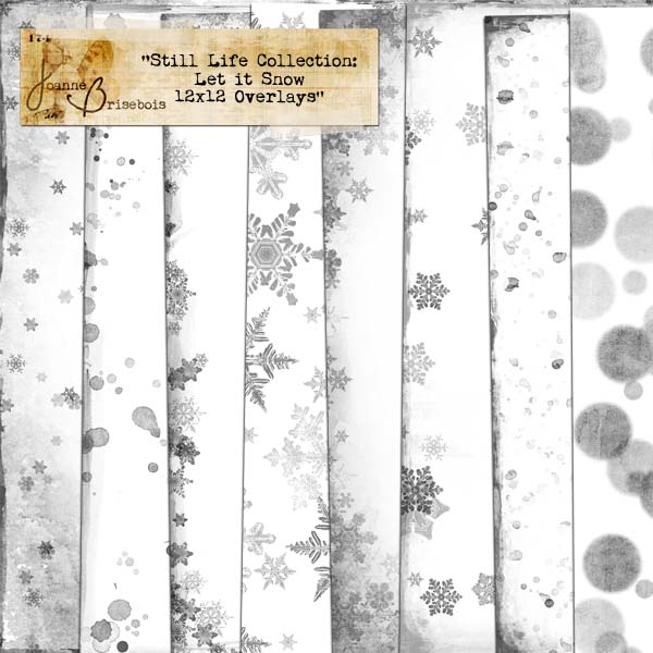 Still Life Collection: Let it Snow 12x12 Overlays Element Pack
