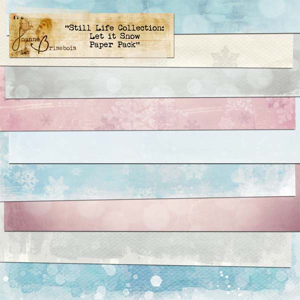 Still Life Collection: Let it Snow Paper Pack