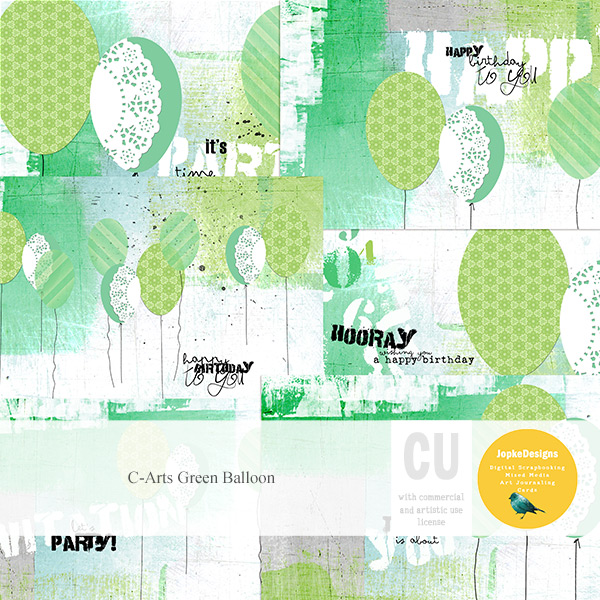 CU: C-Arts Green Balloon