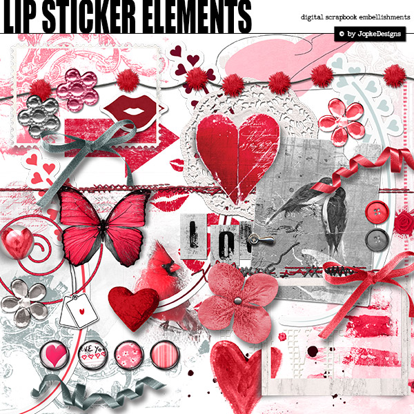 Lip Sticker Elements