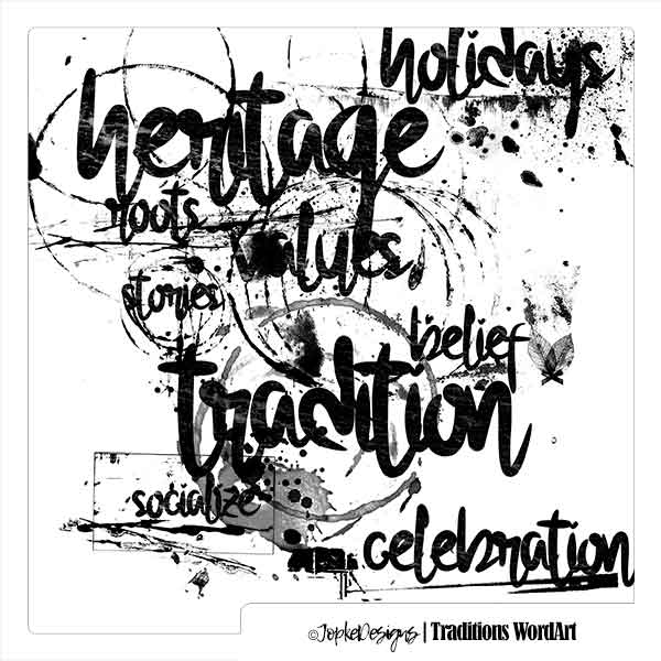 Traditions WordArt