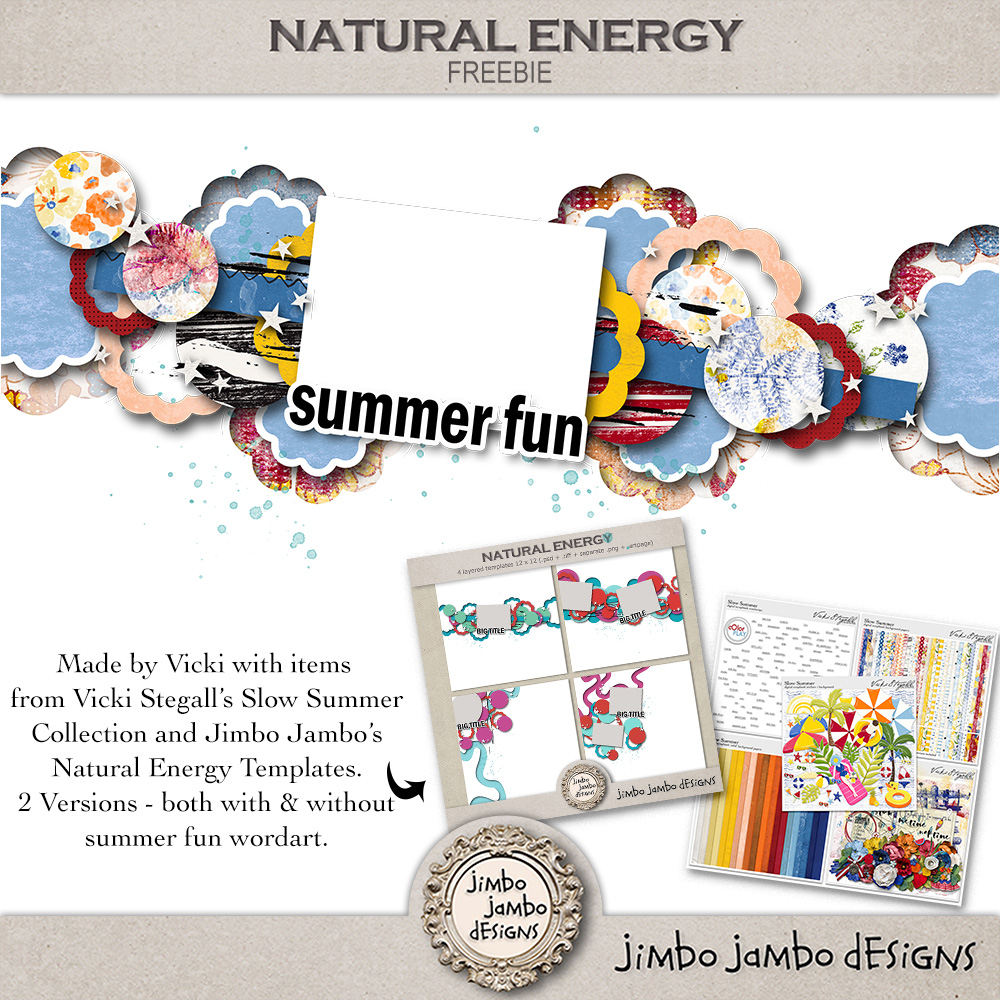 Natural Energy Freebie for Jimbo Jambo