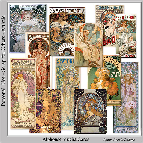 Alphonse Mucha Cards