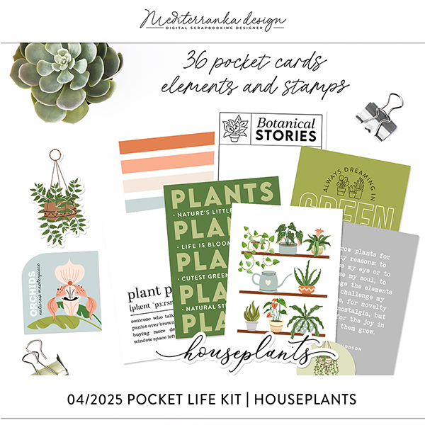 April 2025 Pocket life kit (Houseplants) 