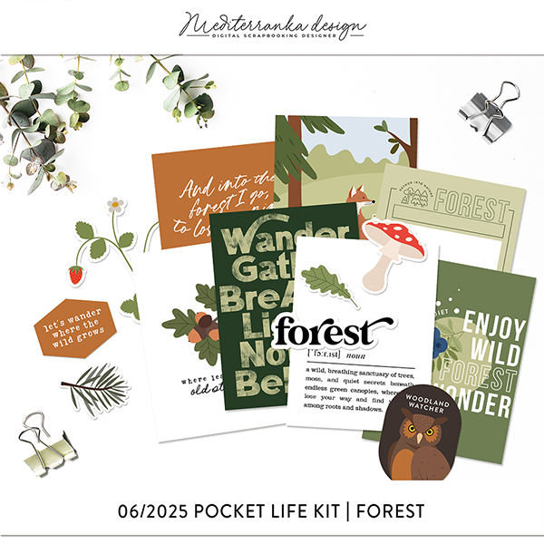 June 2025 Pocket life kit (Forest)  