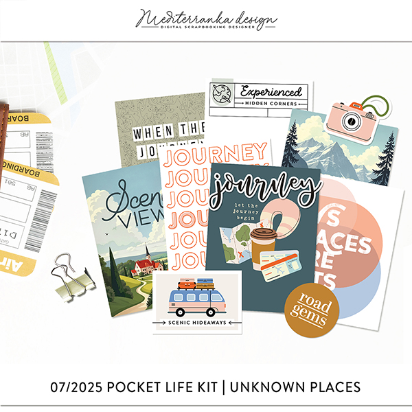 July 2025 Pocket life kit (Unknown places)   