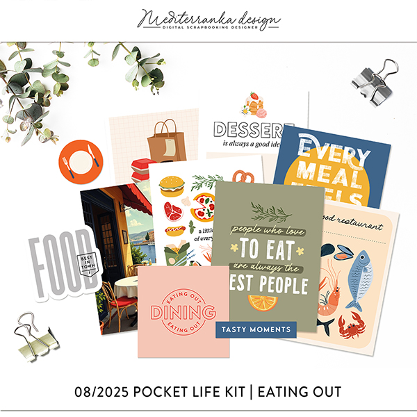 August 2025 Pocket life kit (Eating out)  
