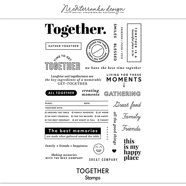 Together (Digital stamps)  