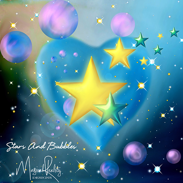 Stars And Bubbles CU by MagicalReality Designs