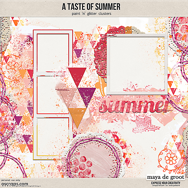 A taste of Summer, Clusters  [TBR]