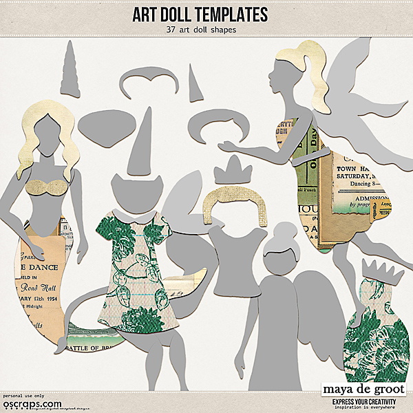 Art Doll Templates 