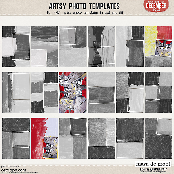 Artsy Photo Templates