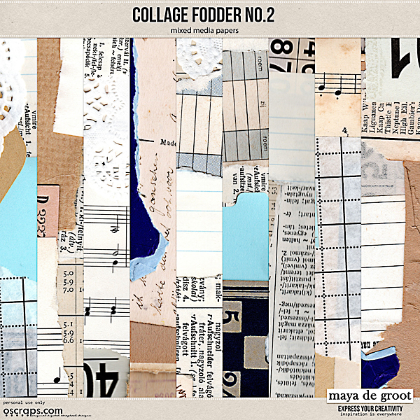 Collage Fodder No. 2 by Maya de Groot