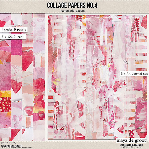 Collage Papers Set 4