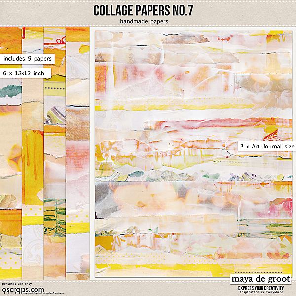 Collage Papers Set 7