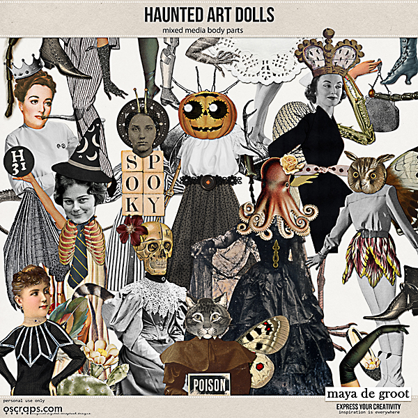 Haunted Art Dolls by Maya de Groot