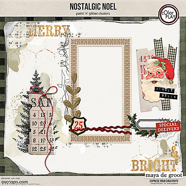 Nostalgic Noel Clusters by Maya de Groot