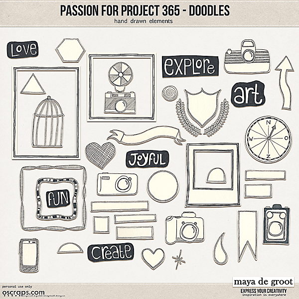 Passion for Project 365 Doodles