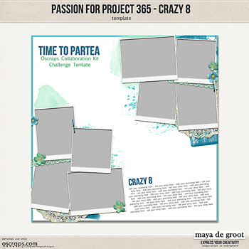 Passion for Project 365  - Crazy 8