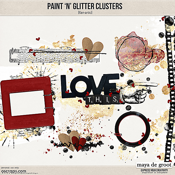 Paint 'n' Glitter Clusters [Fanatic]