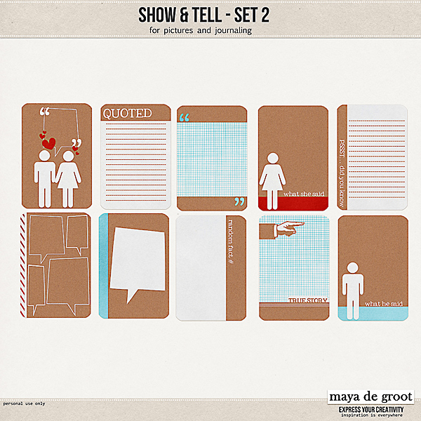 Show and Tell Set 2