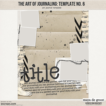 The Art of Journaling: Template no. 6 