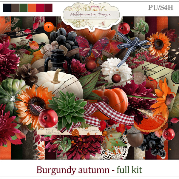 Burgundy autumn (Full kit) 