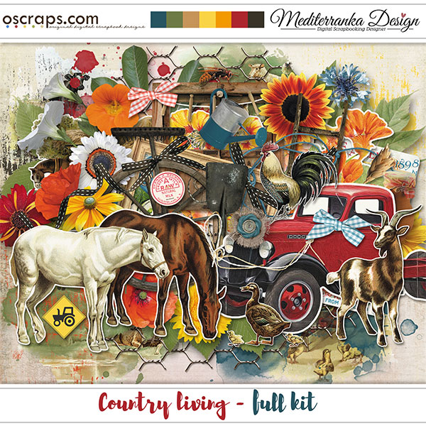 New Digital Scrapbooking Supplies Each Week at Oscraps