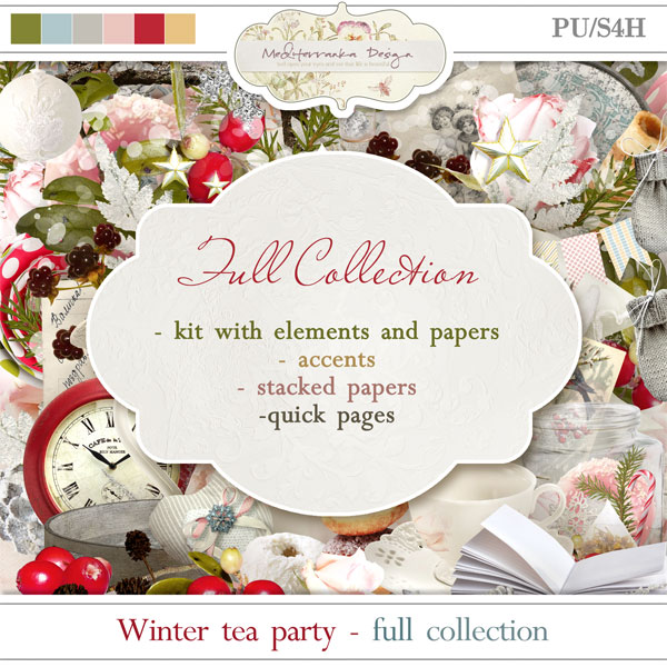 Winter tea party (Full collection 4 in 1)