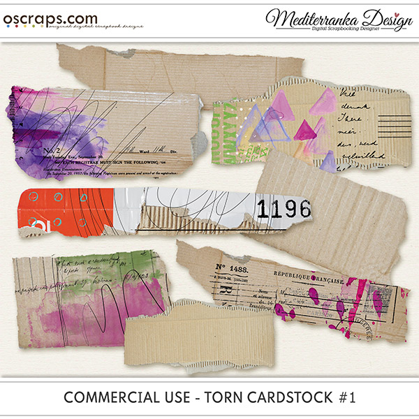 CU - Torn cardstock #1