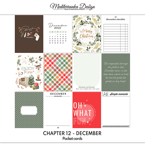 Chapter 12 - December (Pocket cards)
