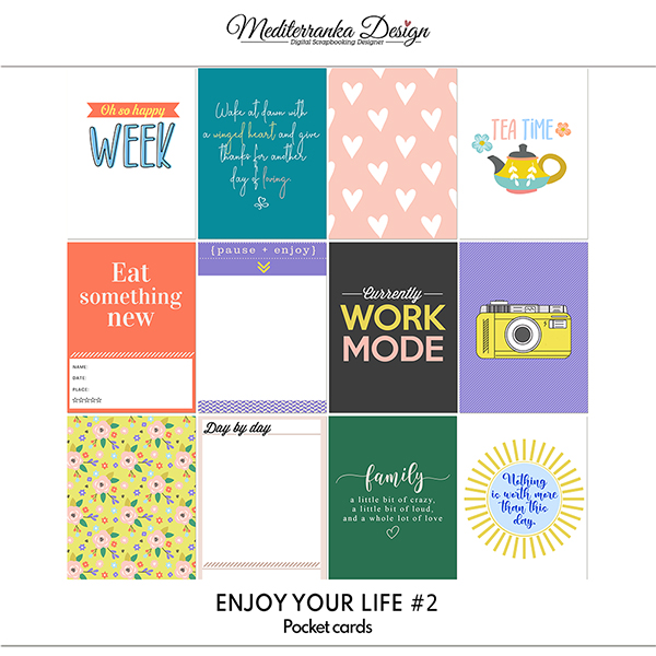 Enjoy your life No 2 (Pocket cards)