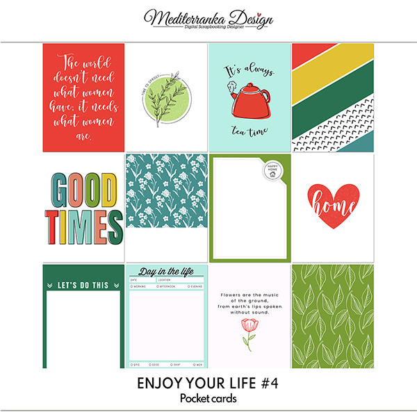 Enjoy your life No 4 (Pocket cards)