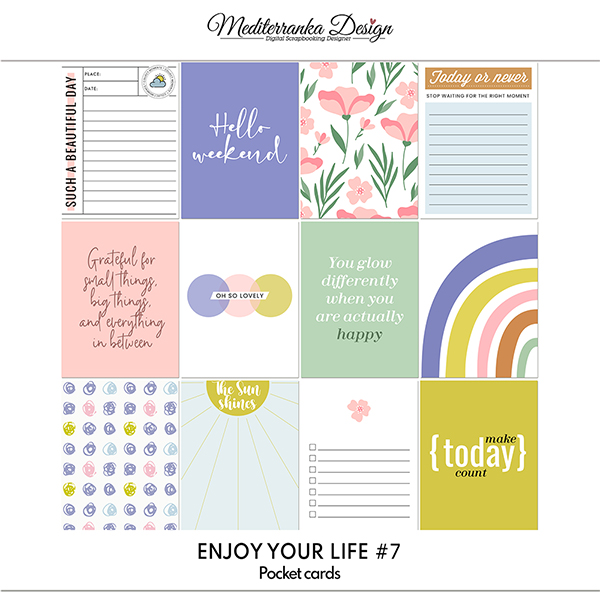 Enjoy your life No 7 (Pocket cards) 