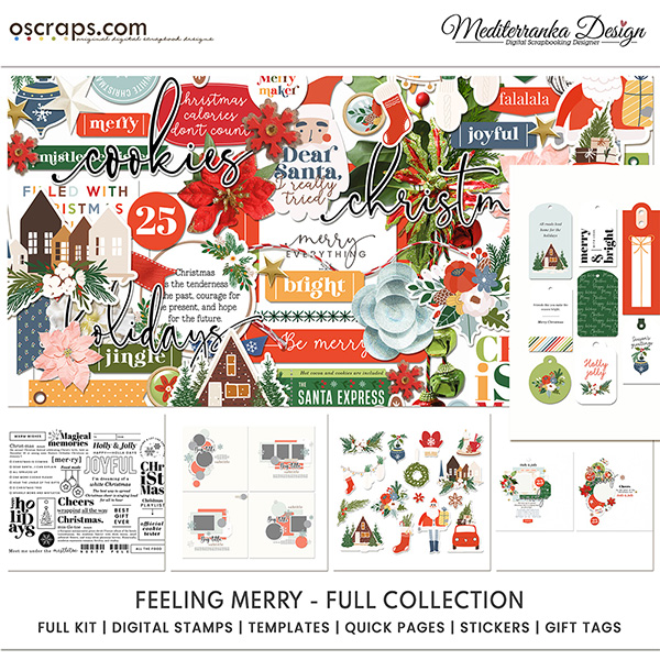 Feeling merry (Full digital scrapbooking collection) 