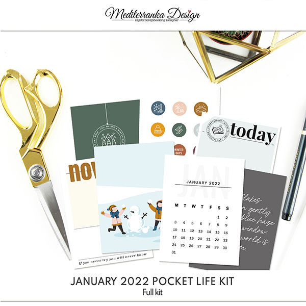 January 2022 Pocket life kit (Full kit) 
