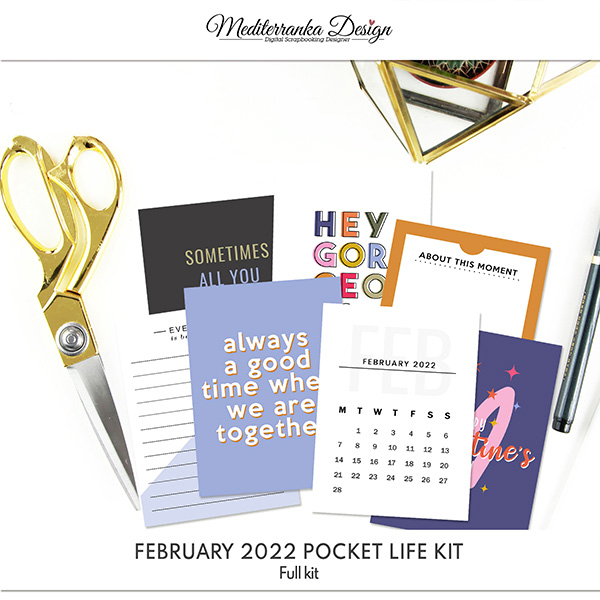 February 2022 Pocket life kit (Full kit)