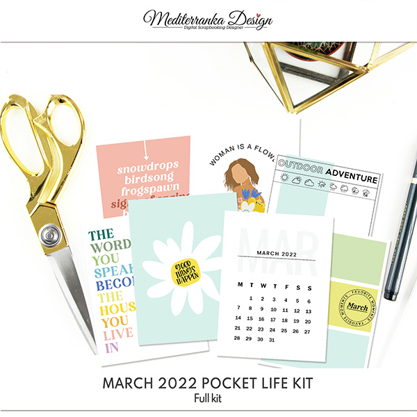 March 2022 Pocket life kit (Full kit)