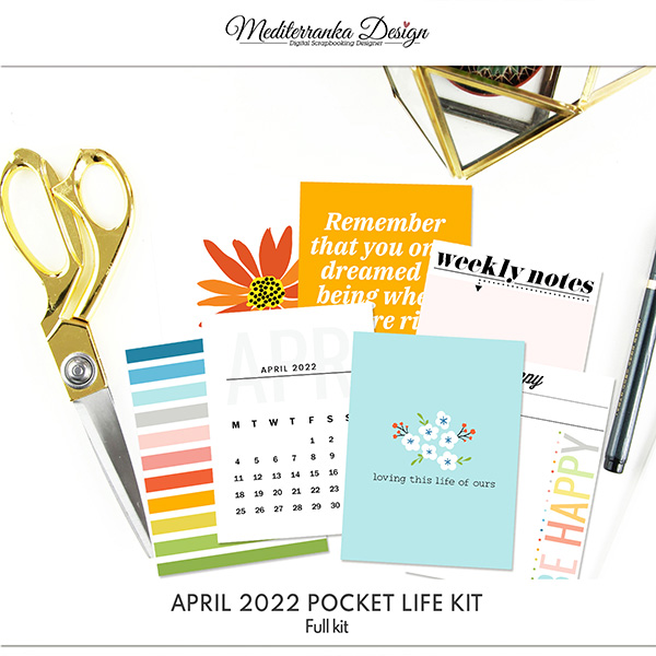 April 2022 Pocket life kit (Full kit)