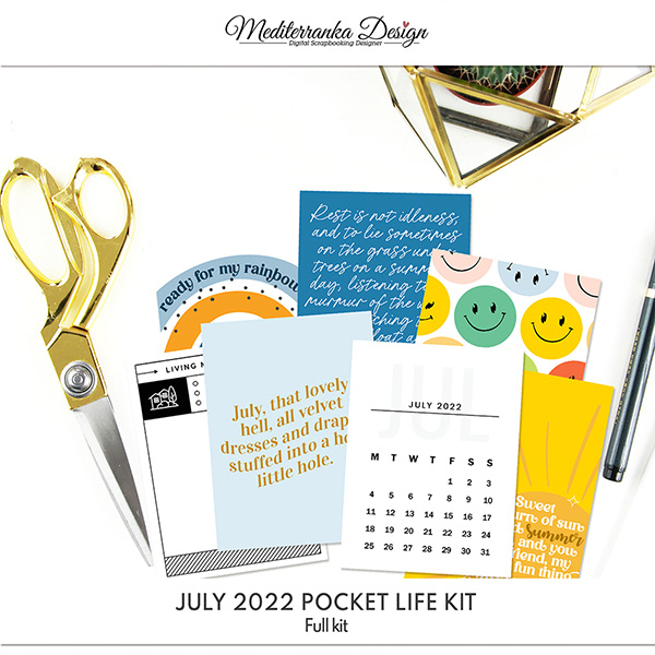 July 2022 Pocket life kit (Full kit)