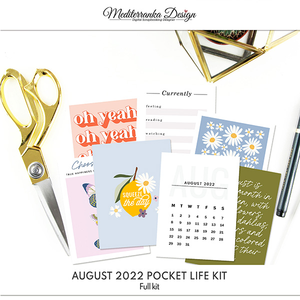 August 2022 Pocket life kit (Full kit)