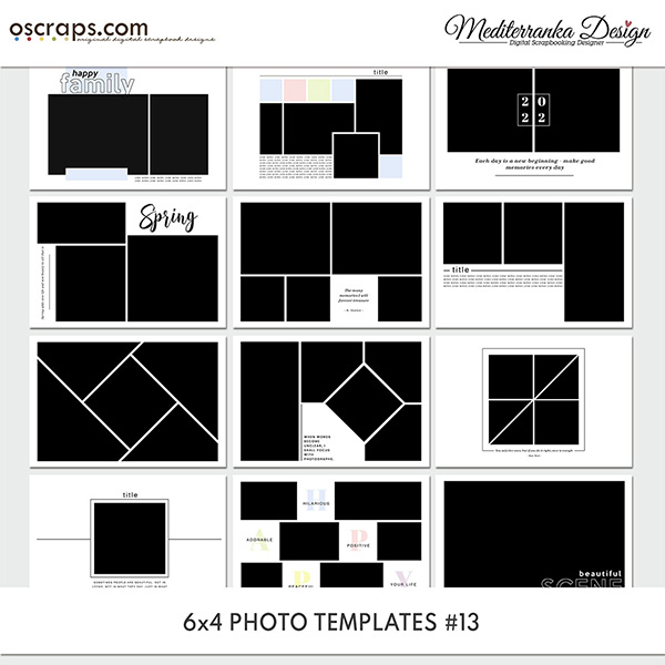 Photo templates #13 (6x4)  